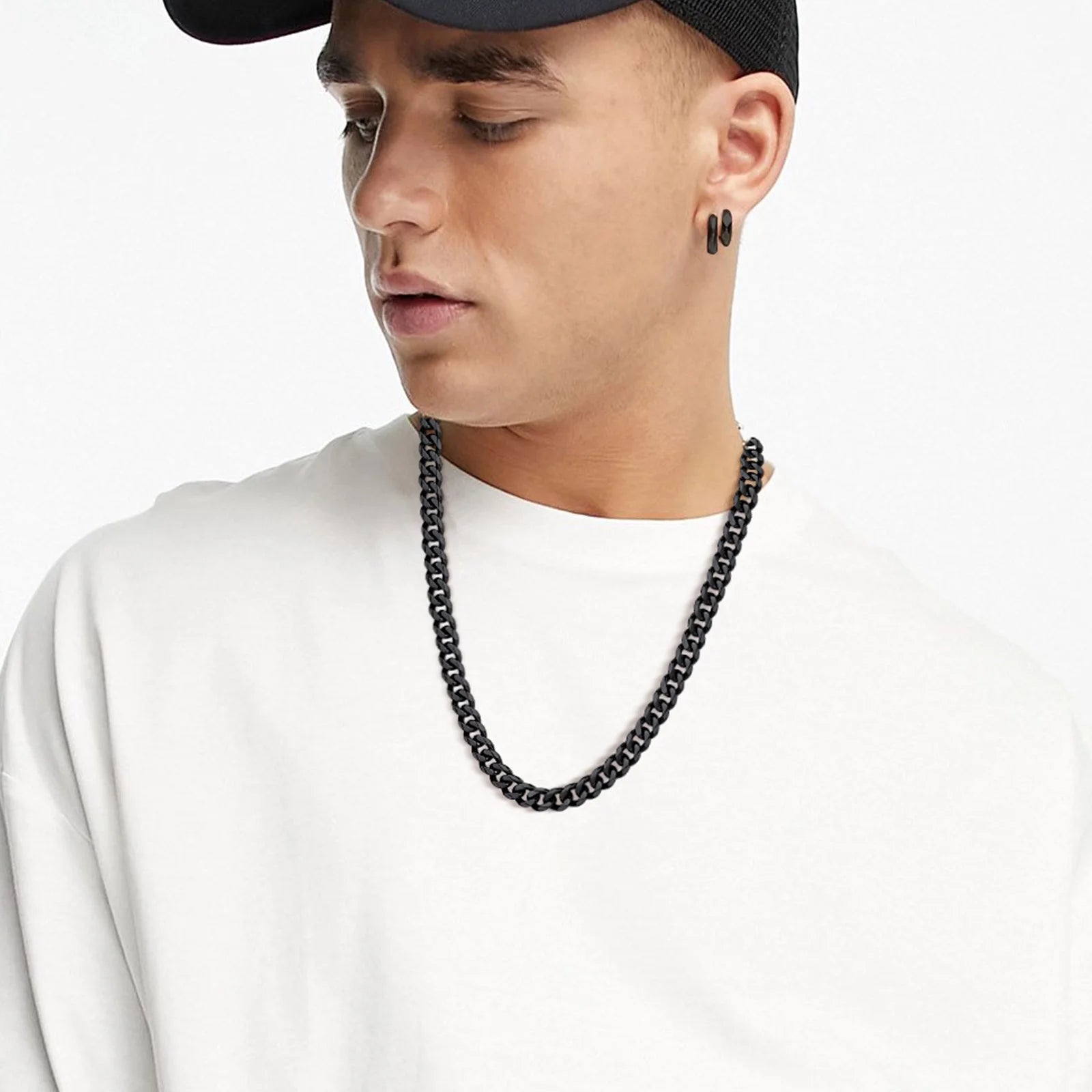 Men's 6mm Miami Curb Cuban Link Chain Necklace - Unisex 316L Stainless Steel