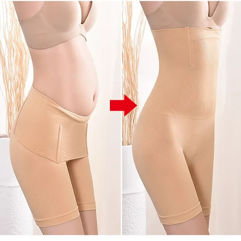 High-Waist Seamless Shapewear Butt Lifter and Tummy Control Briefs for Women